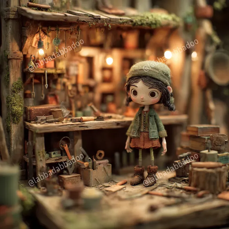 Handcrafted Stop Motion Animation Scenes