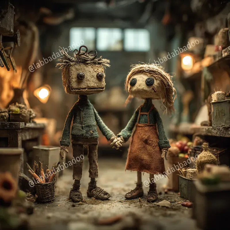 Handcrafted Stop Motion Animation Scenes
