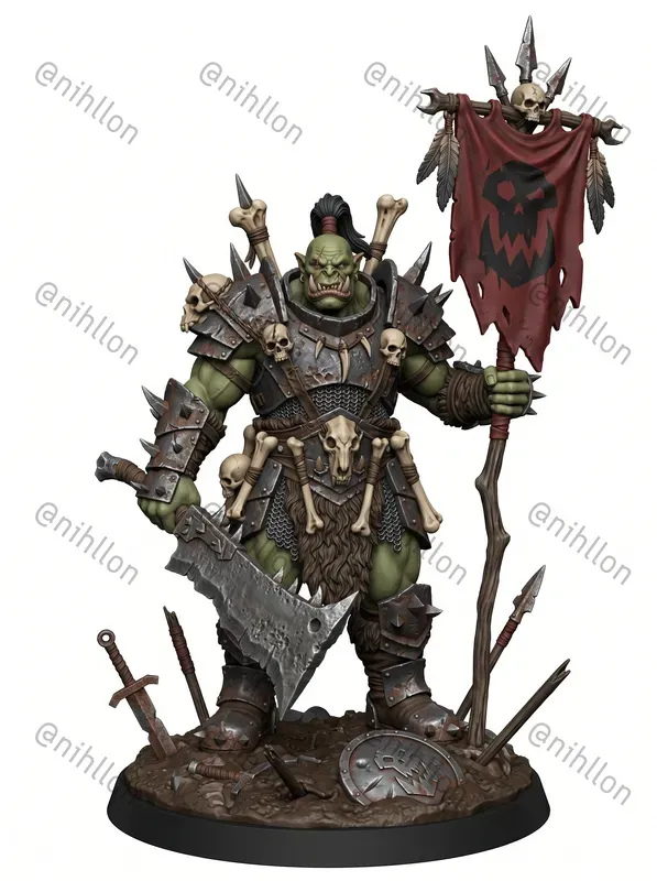 Straight Front View Character 3D Models