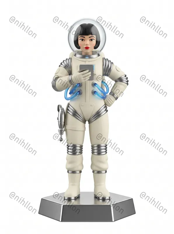 Straight Front View Character 3D Models