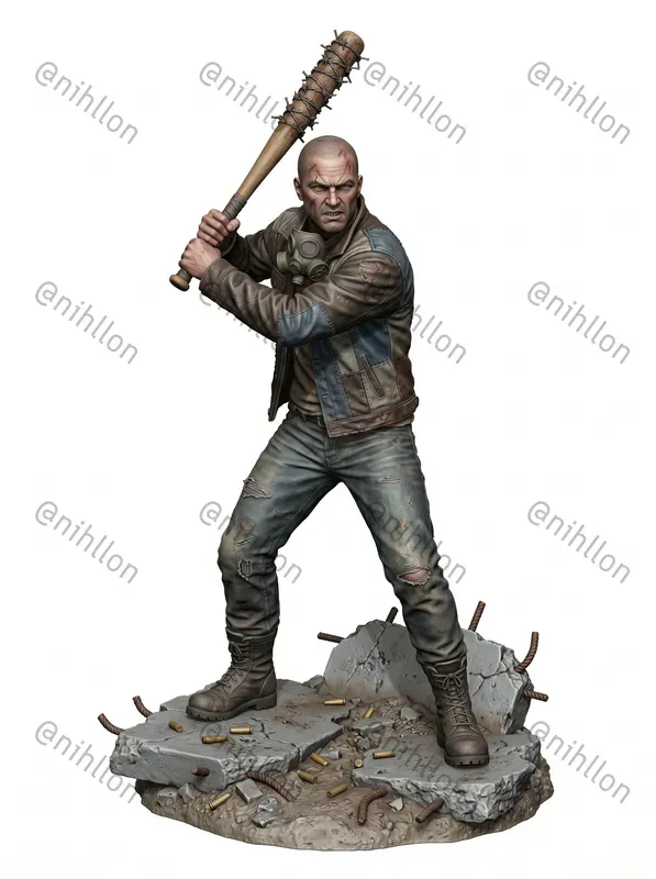Straight Front View Character 3D Models