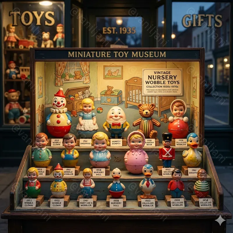 Retro Toy Museum Dioramas