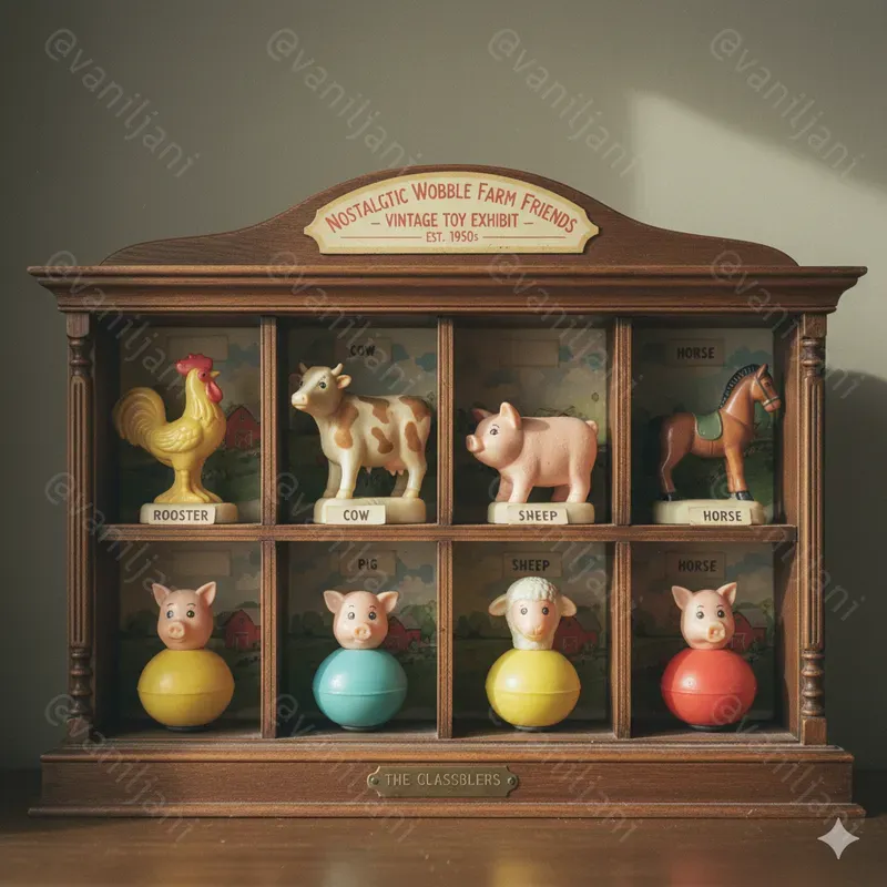 Retro Toy Museum Dioramas