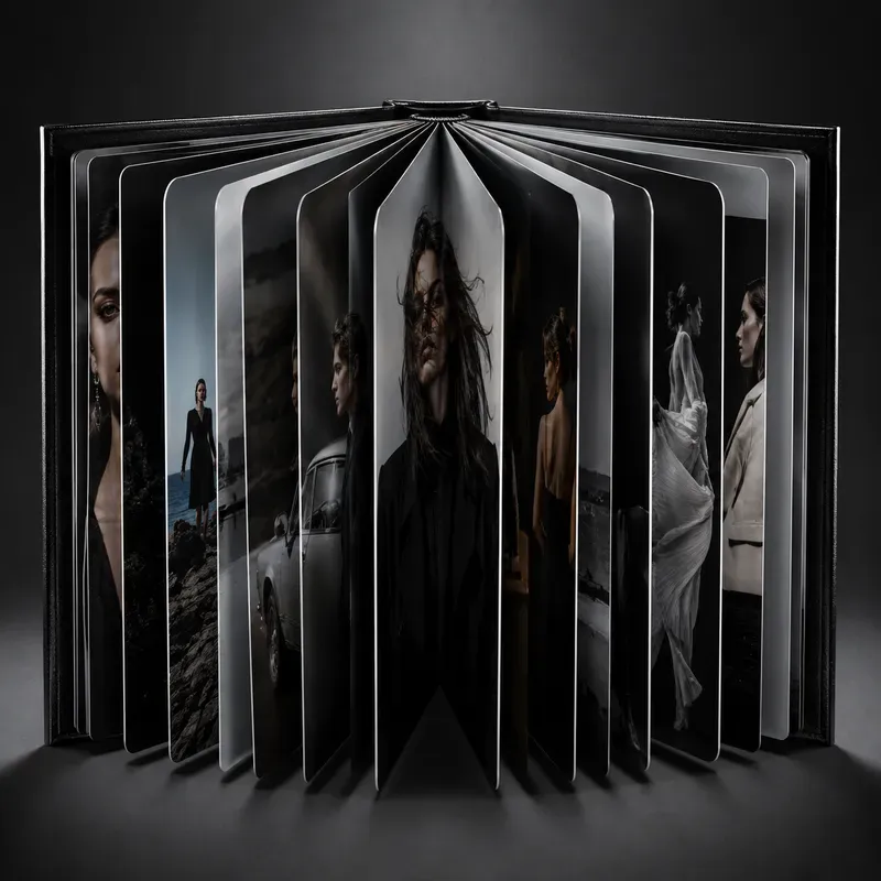 Luxury Cinematic Album Mockups