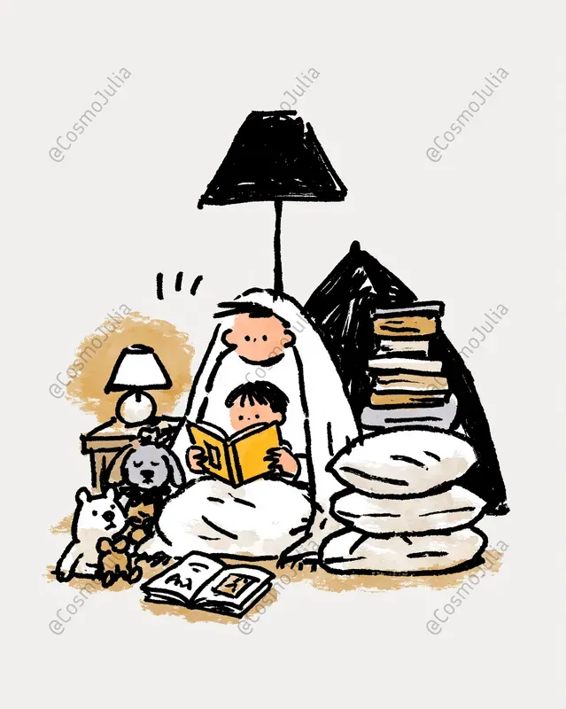 Cozy Moments Handdrawn Kids Art