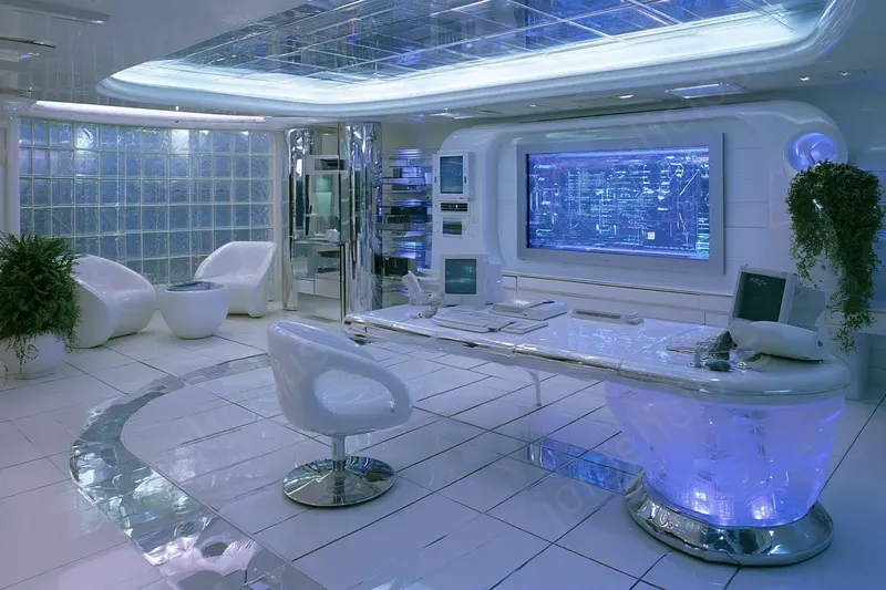 Y2k Futuristic Interiors