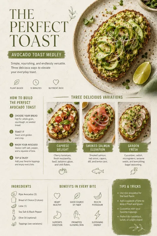 Professional Food Recipe Infographics