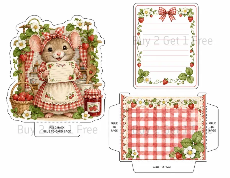 Printable Pull Up Hidden Journal Cards