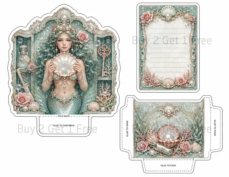 Printable Pull Up Hidden Journal Cards