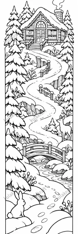 Winter Reading Route Bookmarks