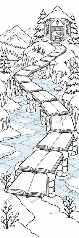 Winter Reading Route Bookmarks