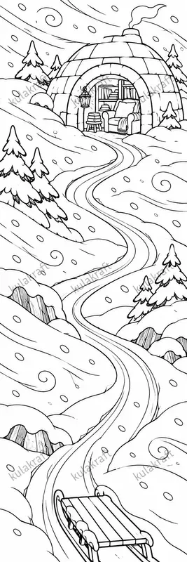 Winter Reading Route Bookmarks