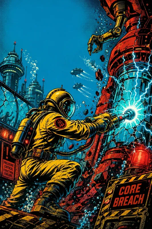 Retrofuture Pop Comic Covers