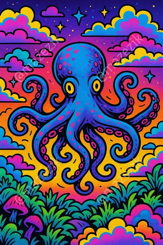 Cute Psychedelic Illustrations