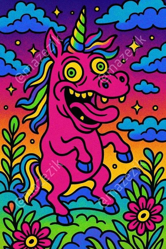 Cute Psychedelic Illustrations