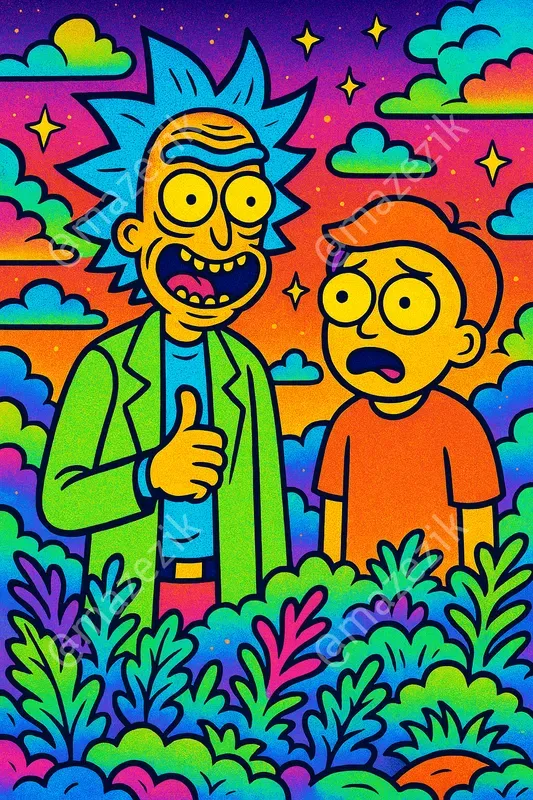 Cute Psychedelic Illustrations