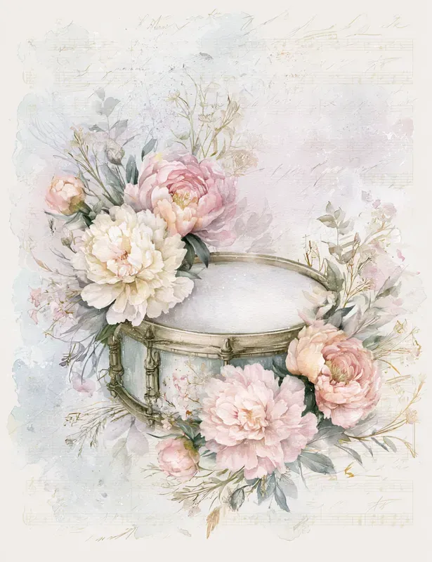 Floral Music Junk Journals