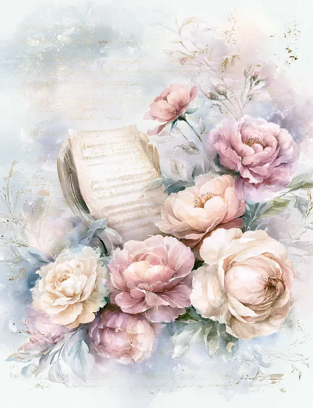 Floral Music Junk Journals