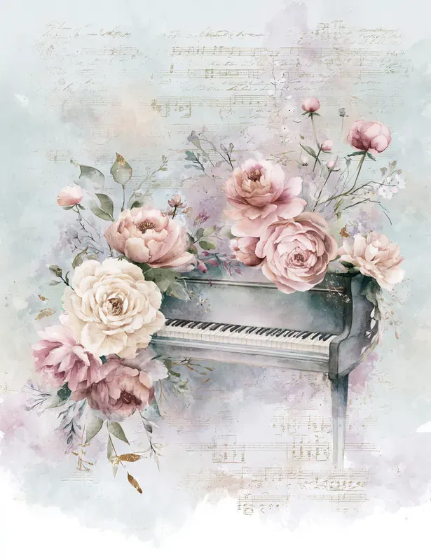 Floral Music Junk Journals