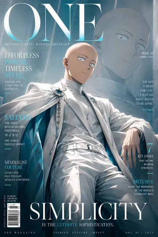 Luxury Anime Editorial Poster Generator