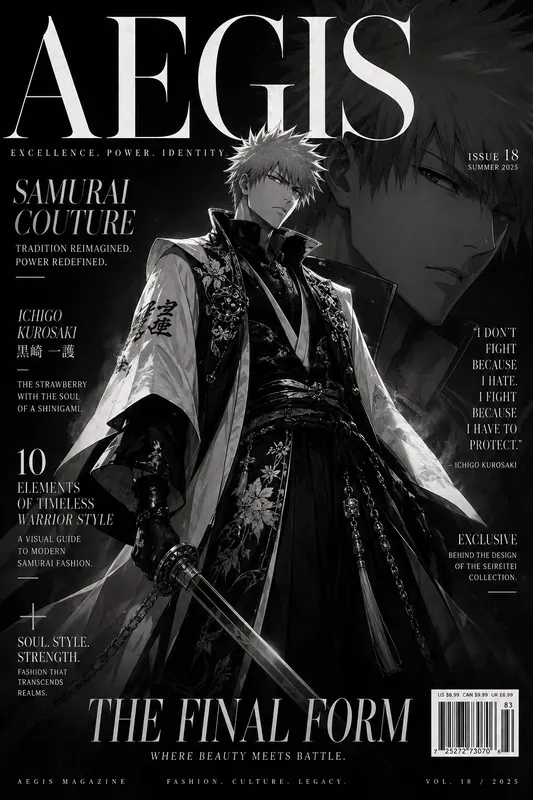 Luxury Anime Editorial Poster Generator