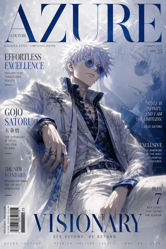 Luxury Anime Editorial Poster Generator