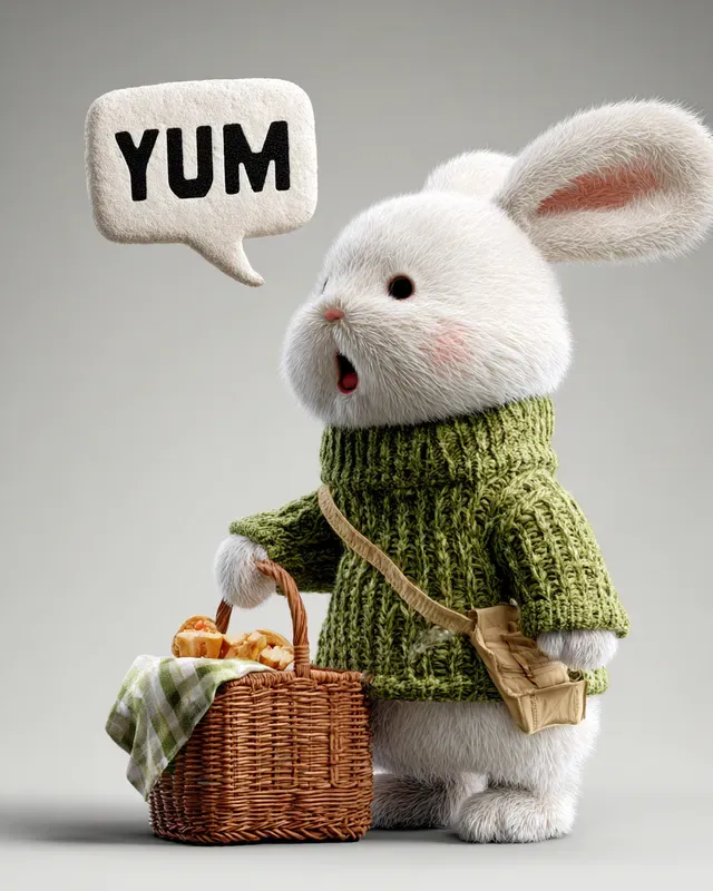 3D Woolly Travel Mascots Text Art