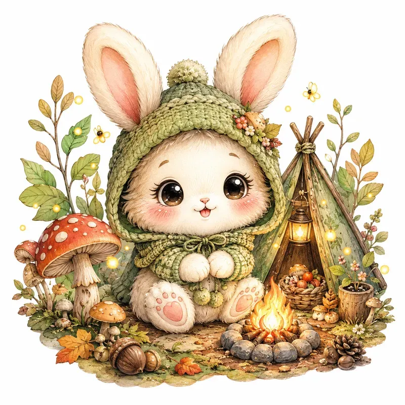 Kawaii Bunny Sticker Magics