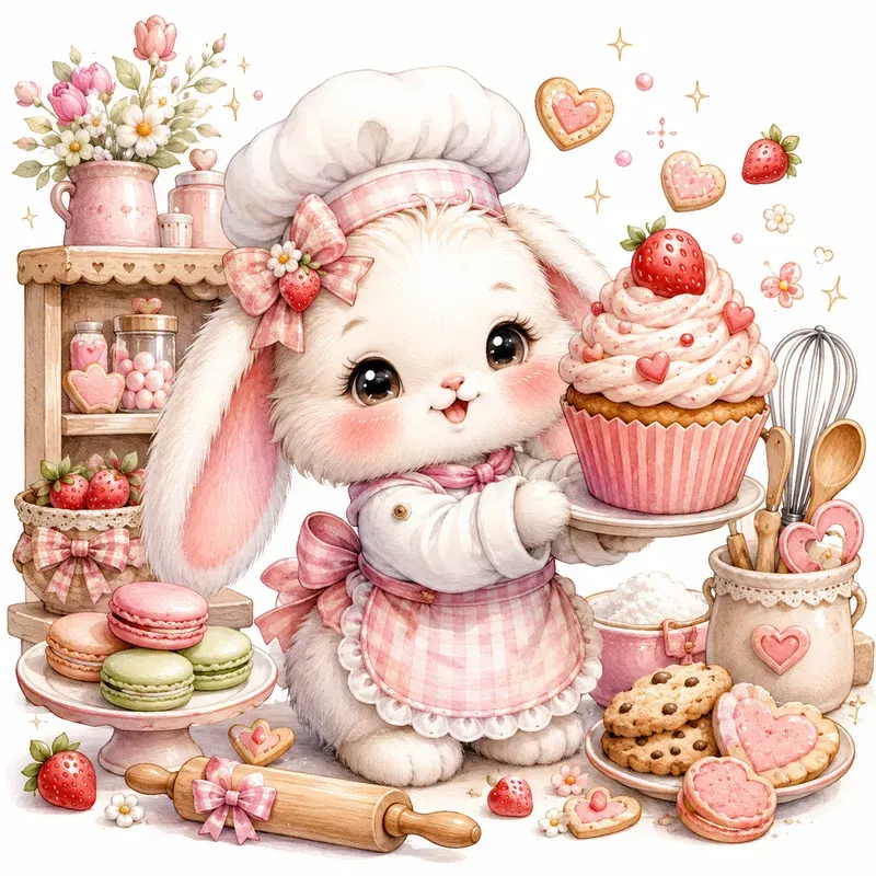 Kawaii Bunny Sticker Magics