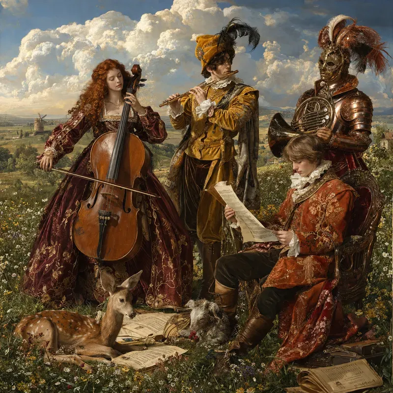 Field Ensemble Baroque Musicians