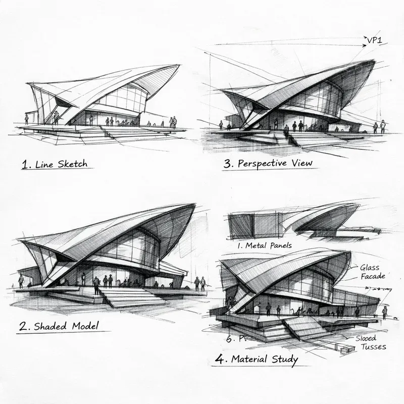 Conceptual Subject Sketches