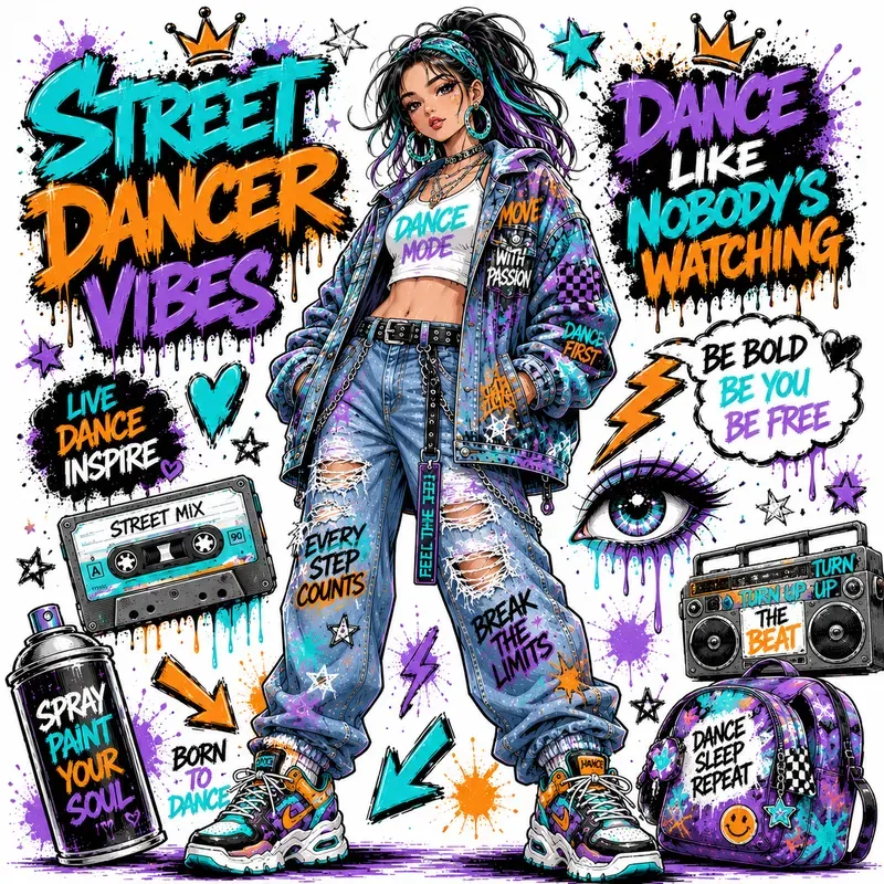 Urban Graffiti Character Tshirts