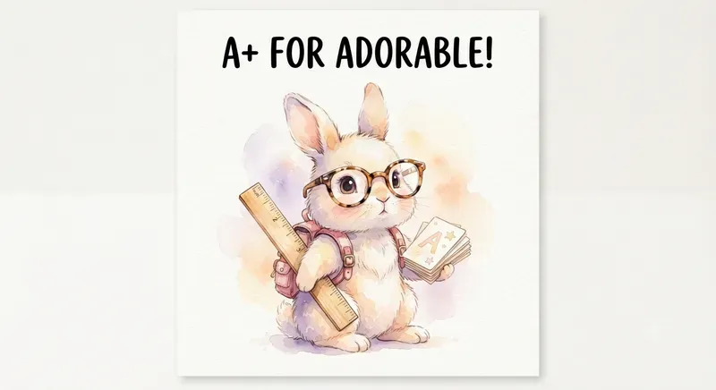 Back To School Buddies Watercolor Animals