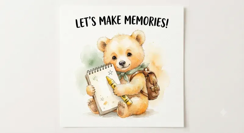 Back To School Buddies Watercolor Animals