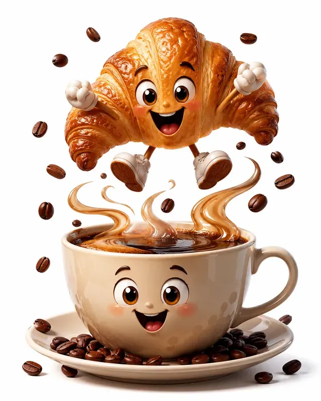 3D Cute Food Mascots