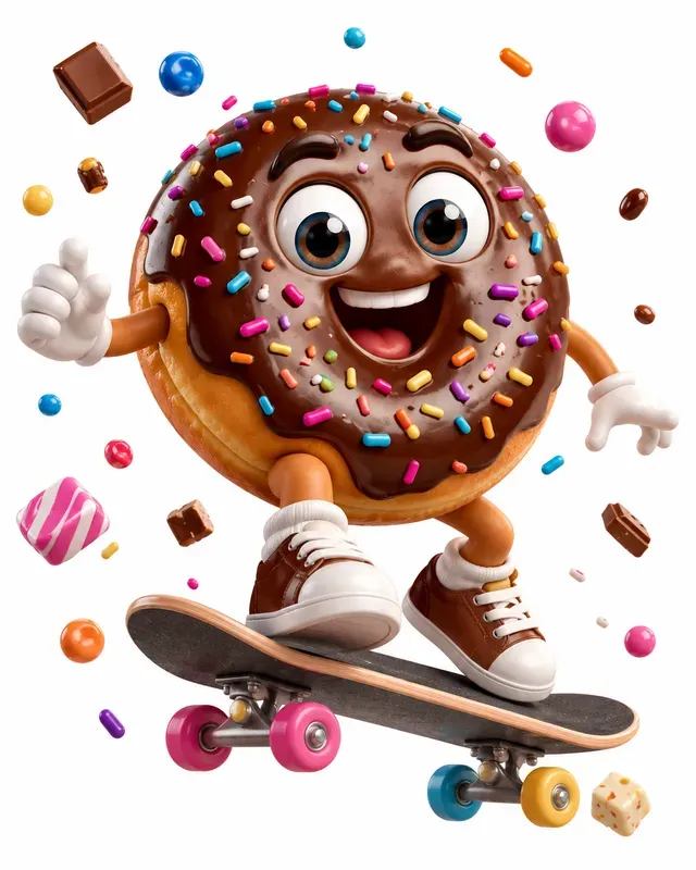 3D Cute Food Mascots