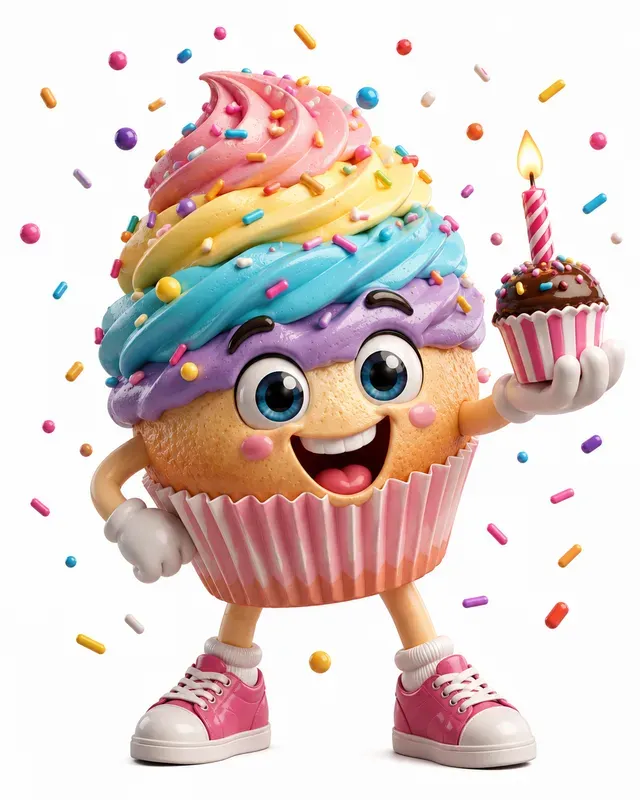 3D Cute Food Mascots