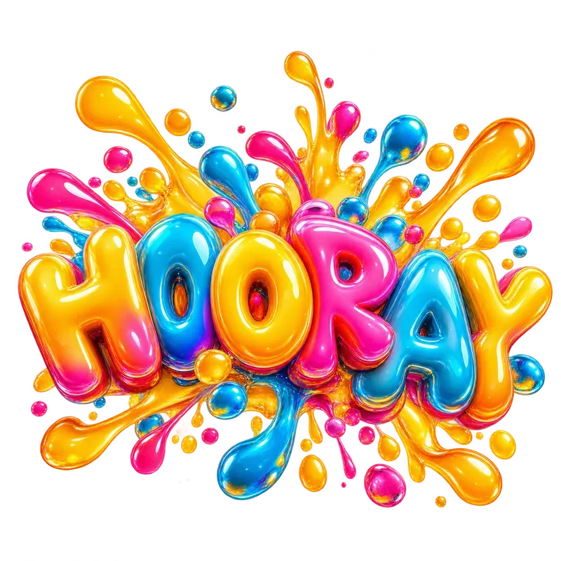 Vibrant Bubble Celebration Cliparts