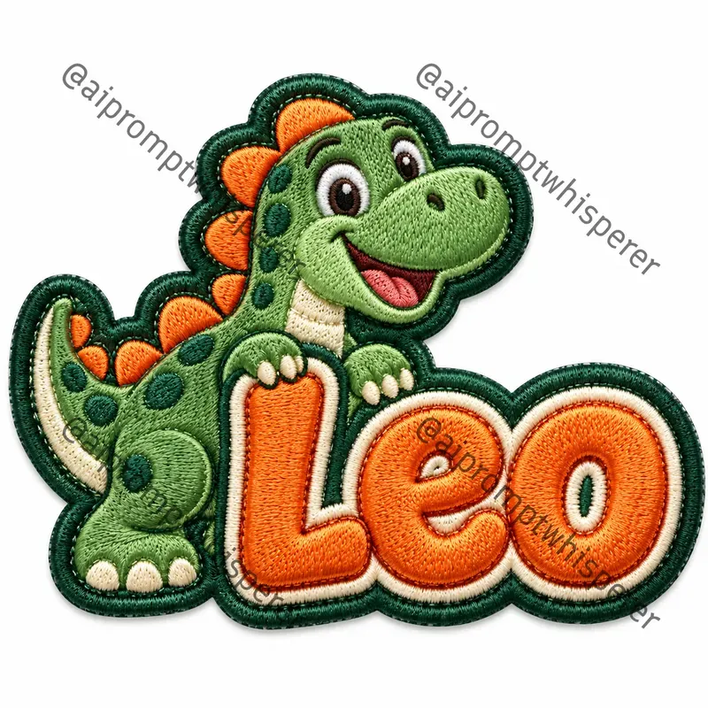 Personalized Embroidered Kids Patches