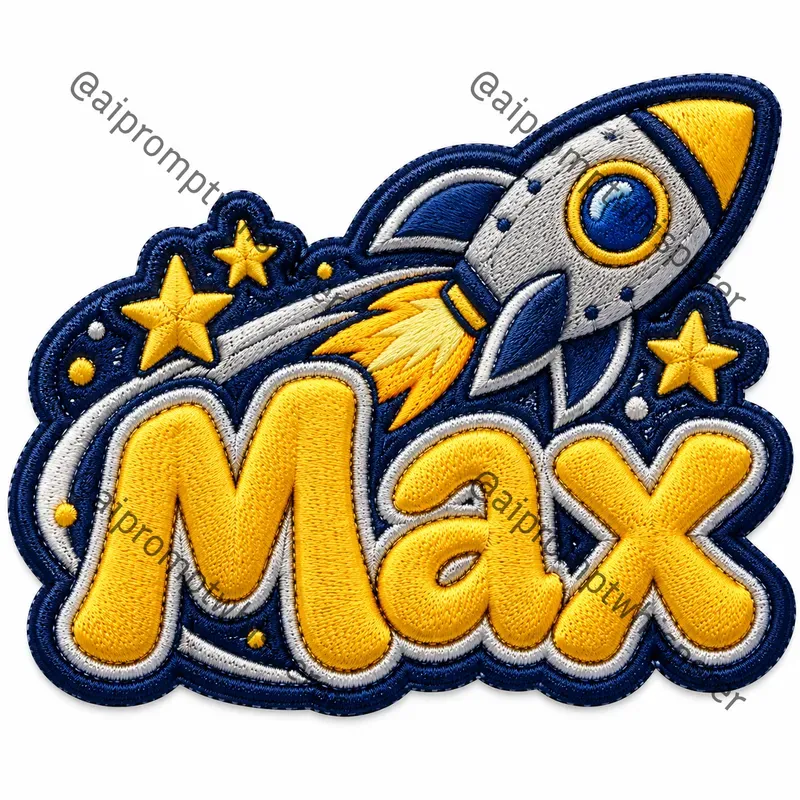 Personalized Embroidered Kids Patches