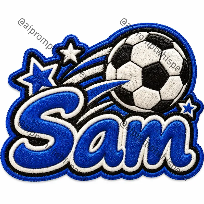 Personalized Embroidered Kids Patches