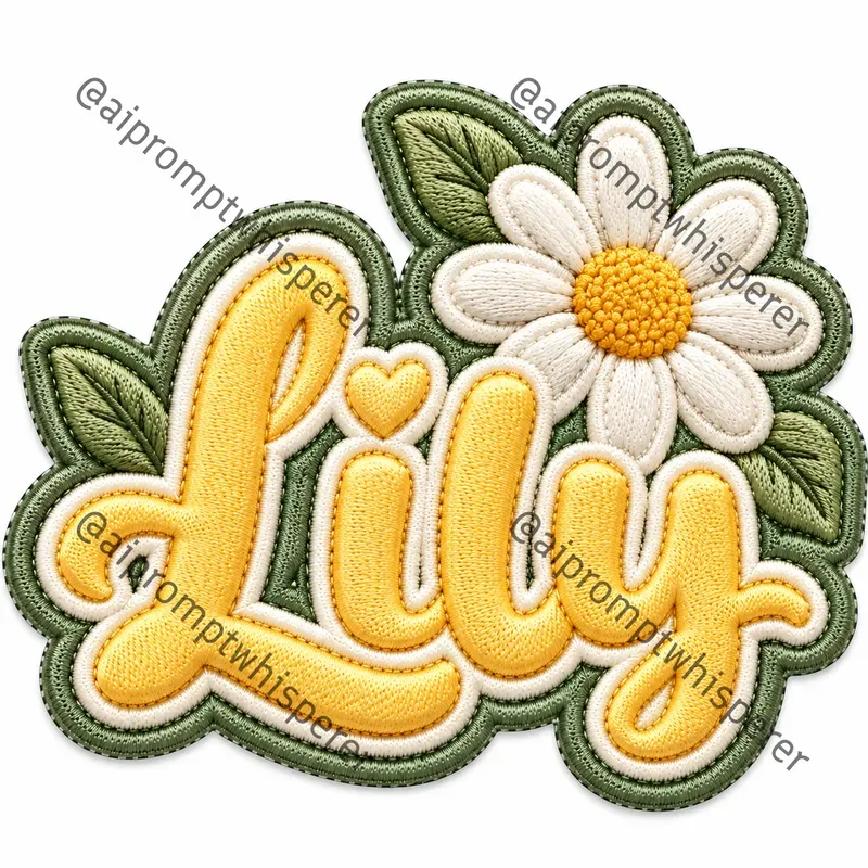 Personalized Embroidered Kids Patches