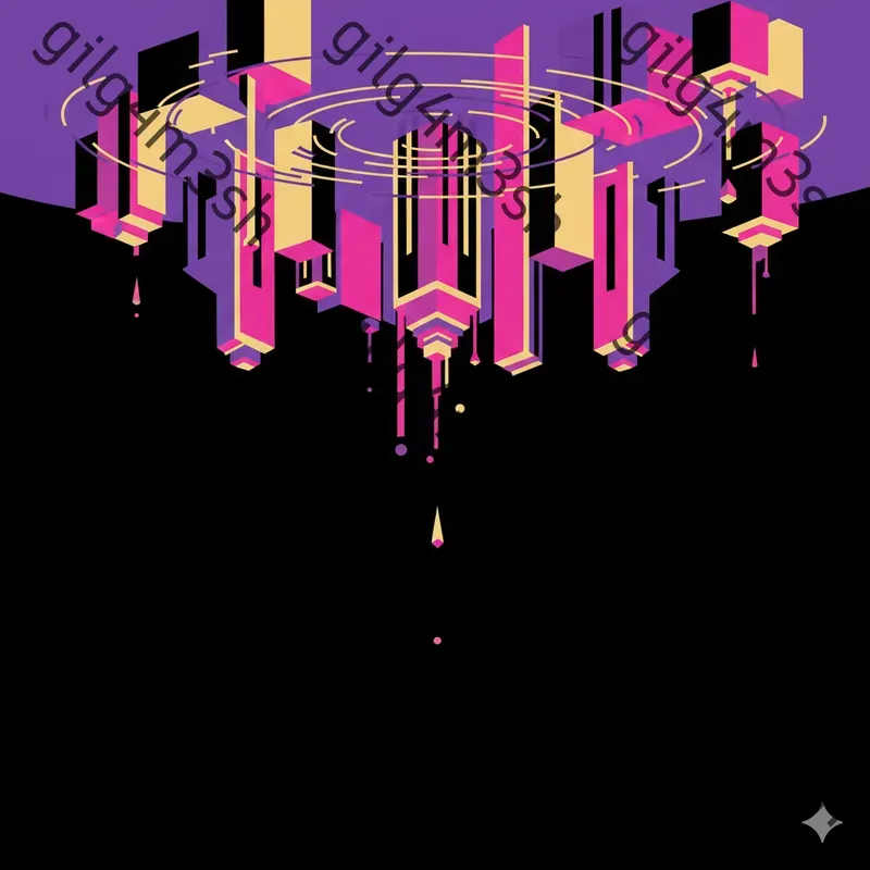 Neon Surreal Vector Art