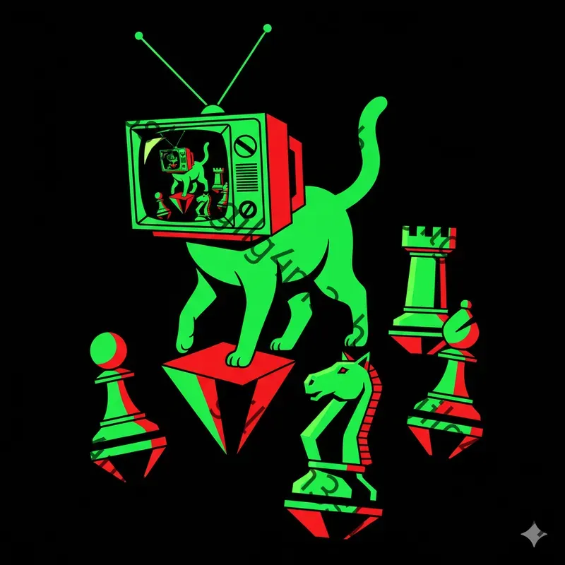 Neon Surreal Vector Art