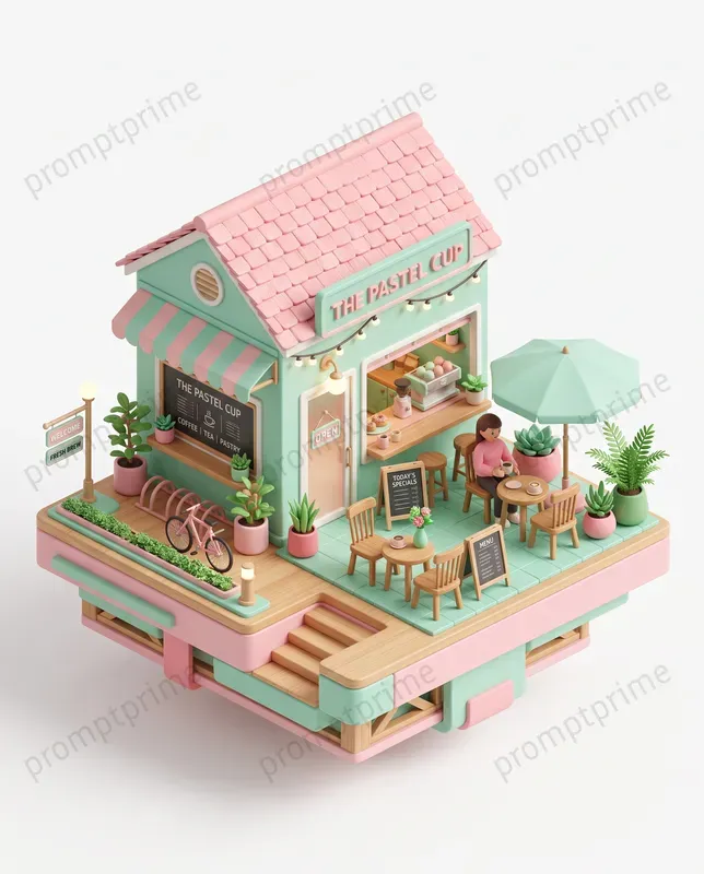 3D Isometric Clay Business Icons