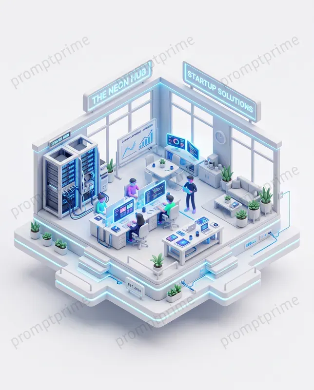 3D Isometric Clay Business Icons