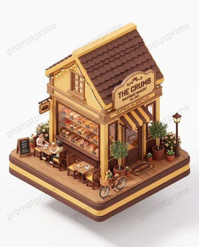 3D Isometric Clay Business Icons