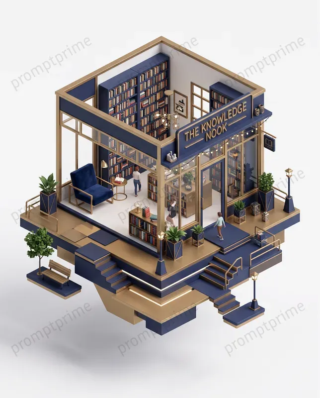 3D Isometric Clay Business Icons