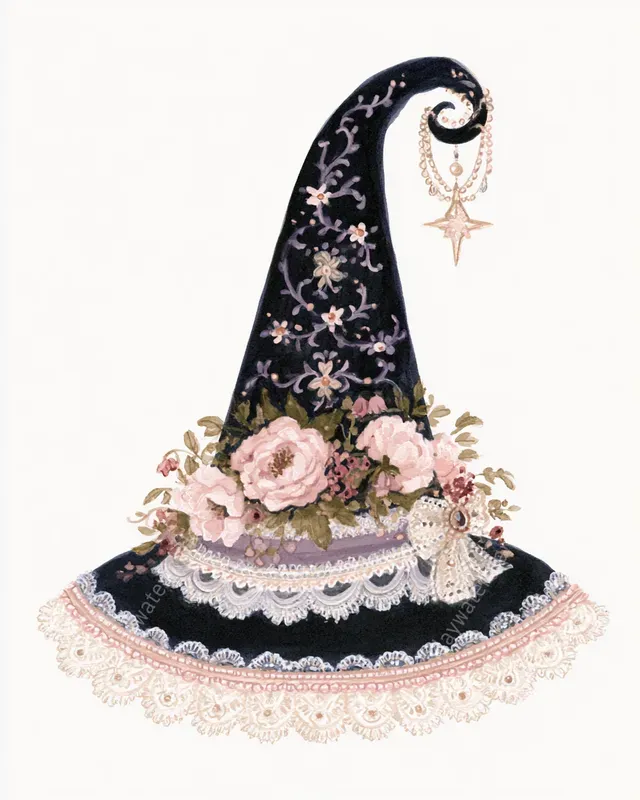 Rococo Gothic Halloween Cliparts