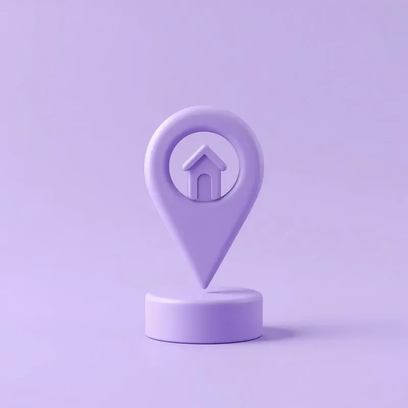 3D Minimalist Clay Real Estate Icons